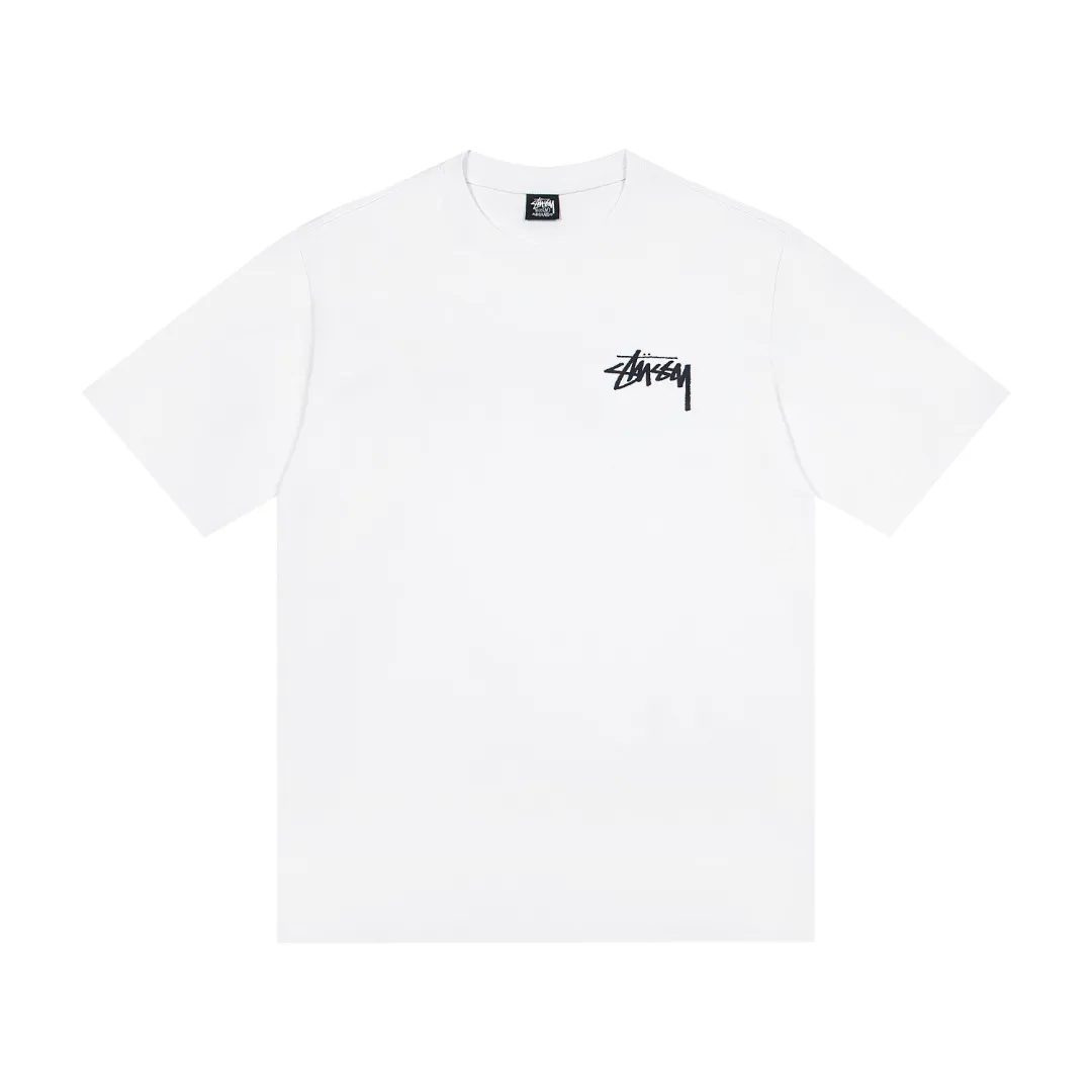 🔥 073# P55 （In Stock ） Stussy T Same Style ：Black White Size：S M L XL ： 260 ：